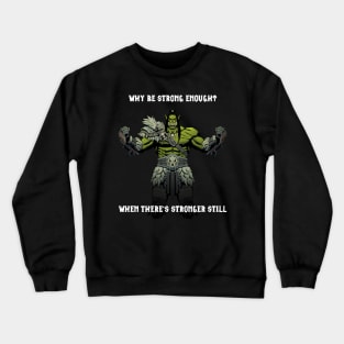 Green Orc Motivation Crewneck Sweatshirt